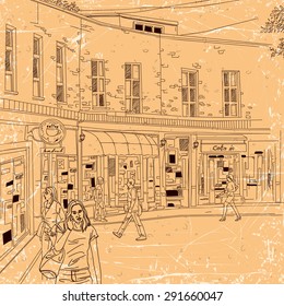 store street scene