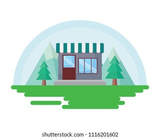 Store and trees design