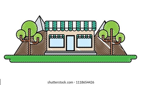 store and trees design