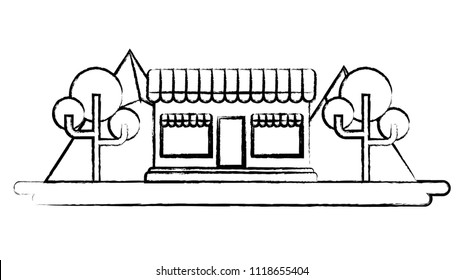store and trees design