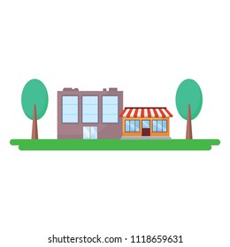 store and trees design