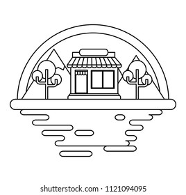 Store and trees design