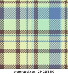 Store vector fabric seamless, identity check textile pattern. Diwali tartan background plaid texture in light and pastel colors palette.