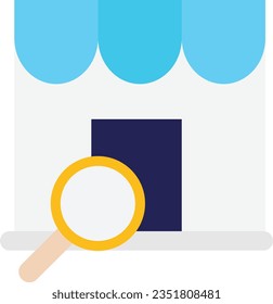 Icono plano vectorial de almacenamiento