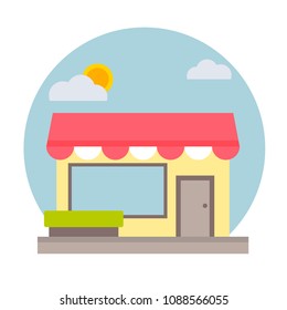 Store vector flat illustration for design