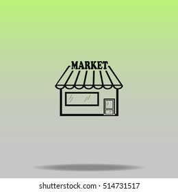 Store vector icon