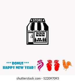 Store vector icon