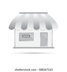 Store vector icon illustration