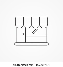 Store vector icon sign symbol