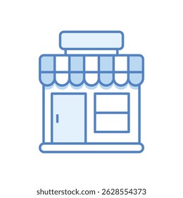Store Vector icon stock illustration