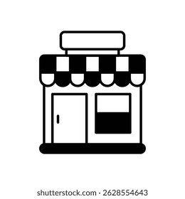Icono de Vector de tienda ilustración de stock