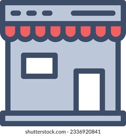 store Vector illustration on a transparent background.Premium quality symmbols.Stroke vector icon for concept and graphic design. 

