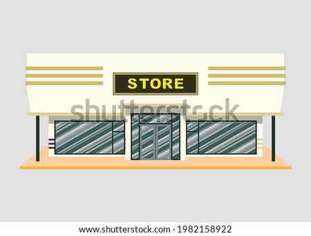 Store vector, illustration of store, Suitable use for application, retail, selling, bussiness, online shop, and other