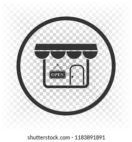 Store vector web icon