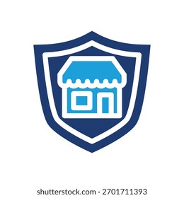 loja garantia colorido ícone vetor design bom para web ou aplicativo móvel