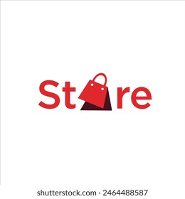 store wordmark logo with the letter O replaced by a shopping basket