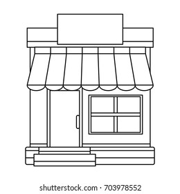 storefront building shop facade front view