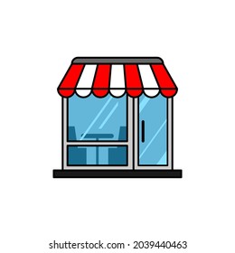 Storefront icon design template illustration isolated