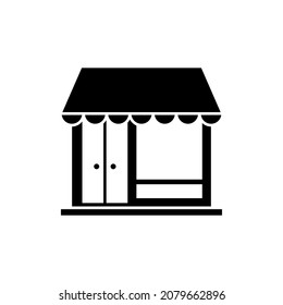 storefront icon design template vector isolated illustration