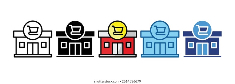 Storefront Icon Element For Design