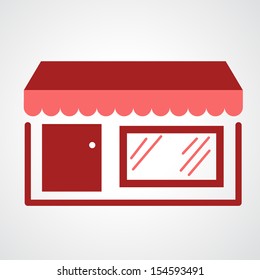 storefront icon isolated on white background