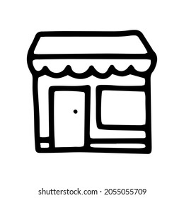 439 Storefront line drawing Images, Stock Photos & Vectors | Shutterstock