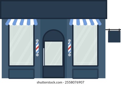 Storefront Shop Facade Vector Illustration