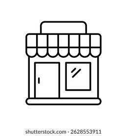 Ilustração de stock de ícone de vetor de vitrine