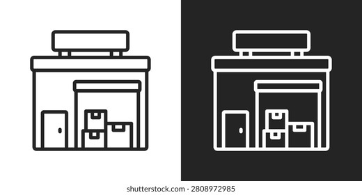 Storehouse Icon Element For Design