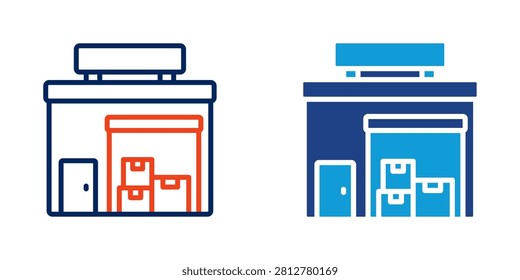 Storehouse Icon Element For Design
