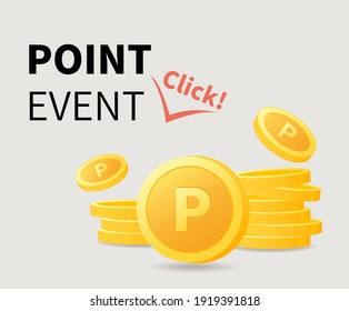 Stores Advertising The Benefits Of Earning Points Illustration Set. Coupon, Gold, Event, Lotto, Bank. Vector Drawing. Hand Drawn Style.