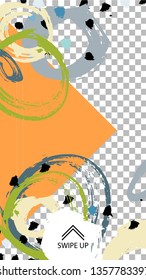 Stories Pack for Social Media. Set of Colorful Frames for Your Content. Vector Illustration. Giveaway Concept Design. Template for Social Network Stories.