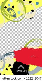 Stories Pack for Social Media. Vector Illustration. Magazine Concept Design. Set of Colorful Frames for Your Content. Template for Social Network Stories.