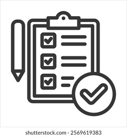 Storing Outline Icon Vector Illustration