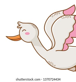 stork bird cartoon