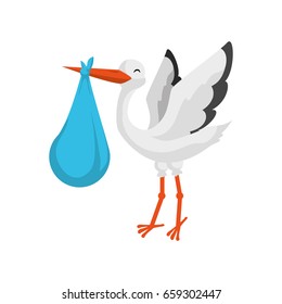 Stork bird cartoon