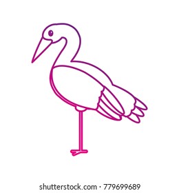 Stork cartoon design