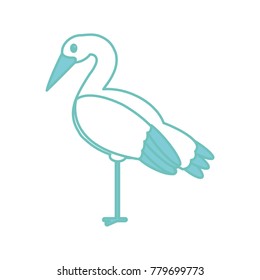 Stork cartoon design