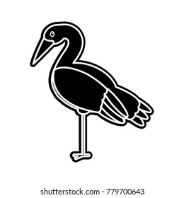 Stork cartoon design