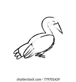 Stork cartoon design