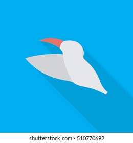 stork flat icon illustration isolated vector sign symbol