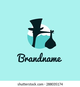 Stork logo design