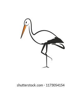 Stork. Logo design inspiration