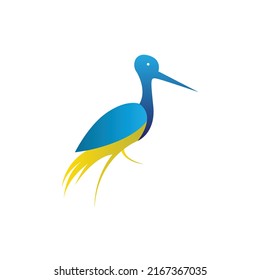 Stork logo design Stork vector