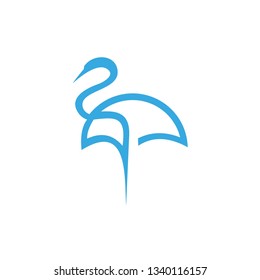 stork logo template