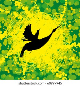 Storchensilhouette