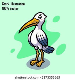  Stork-Vektorgrafik-Tiere | geschnitten