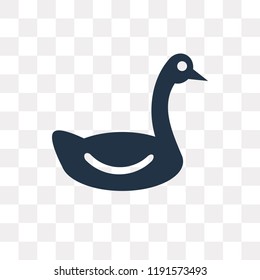 Stork vector icon isolated on transparent background, Stork transparency concept can be used web and mobile