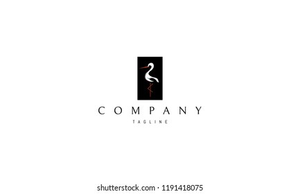 Stork vector logo image