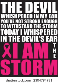 I am the storm art design file, t-shirt design.